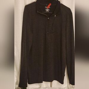 Swiss Tech Charcoal Long Sleeve Shirt